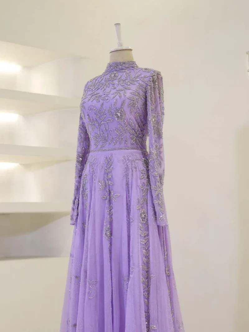 Couture Velica Modest Evening Dress