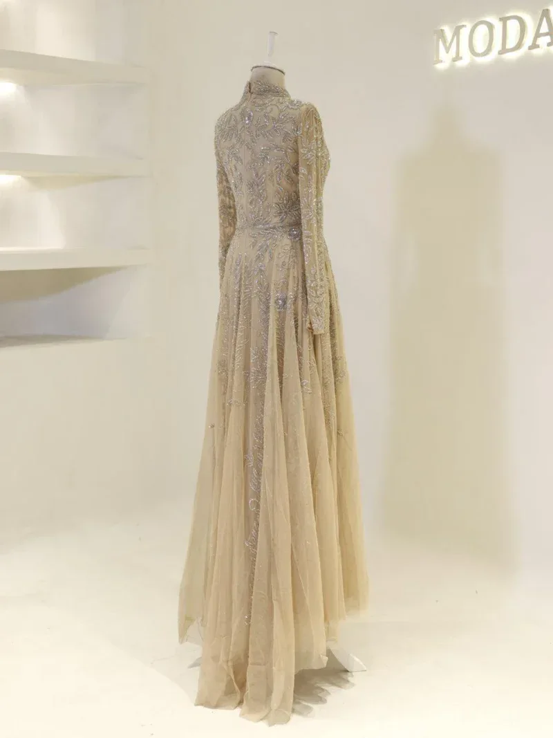 Couture Velica Modest Evening Dress