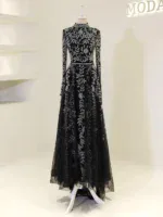 Couture Velica Modest Evening Dress