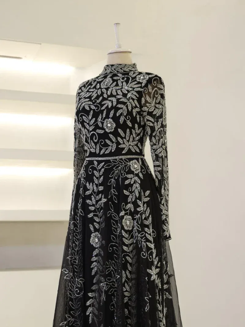 Couture Velica Modest Evening Dress