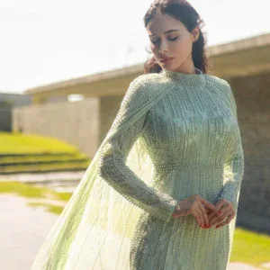 Couture Veyra Modest Evening Dress