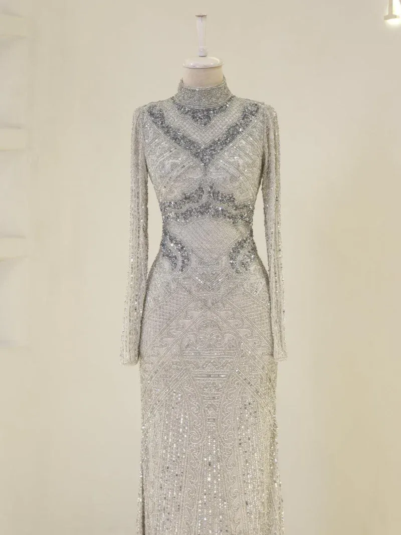 Couture Zemira Modest Evening Dress
