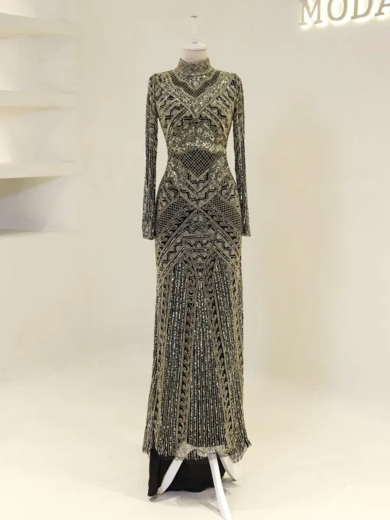 Couture Zemira Modest Evening Dress