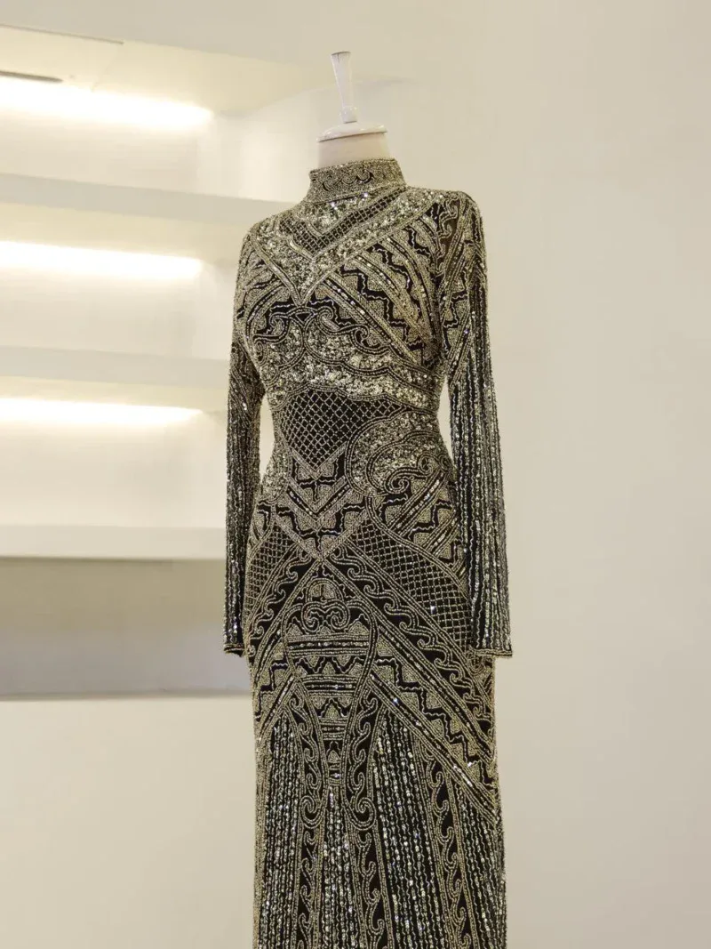 Couture Zemira Modest Evening Dress