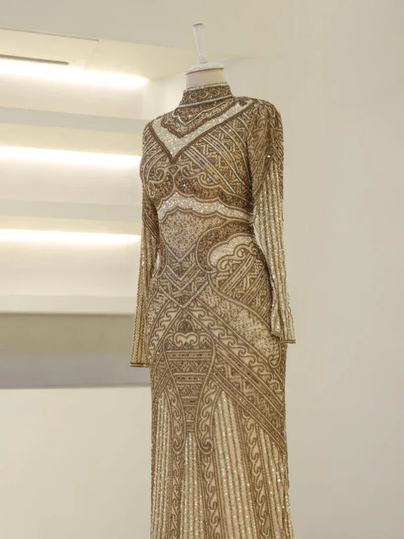 Couture Zemira Modest Evening Dress