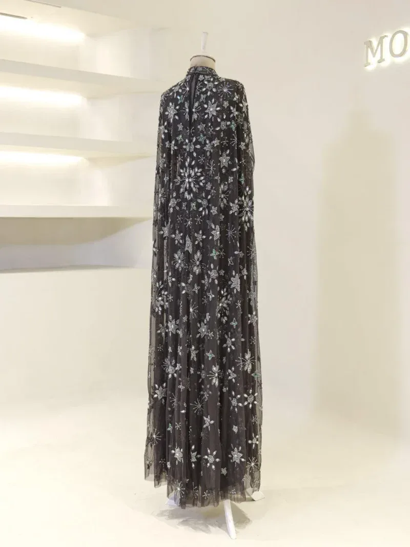 Couture Zenyra Modest Evening Dress