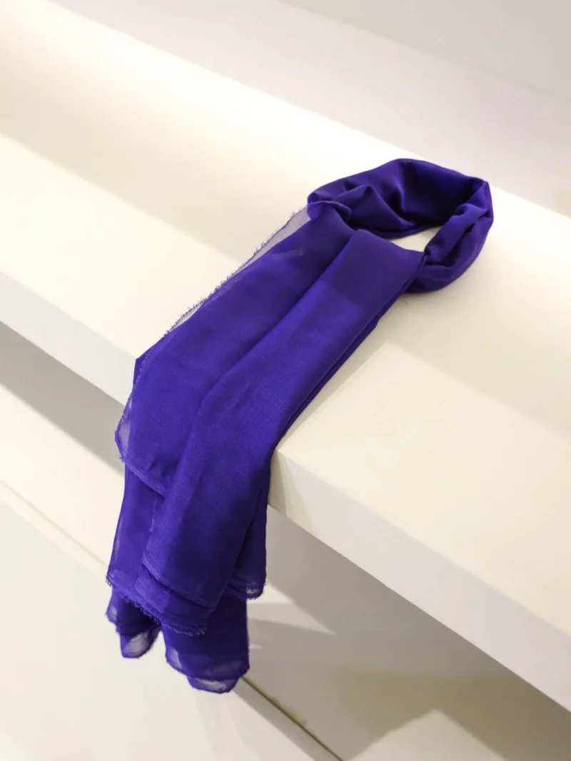 Dark Purple Evening Shawl Fabric