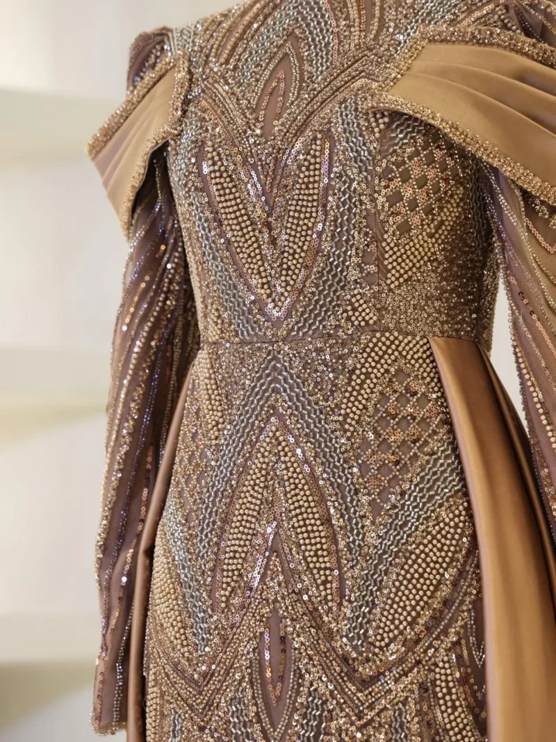 Eftina Modest Evening Dress