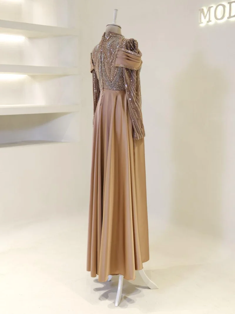 Eftina Modest Evening Dress