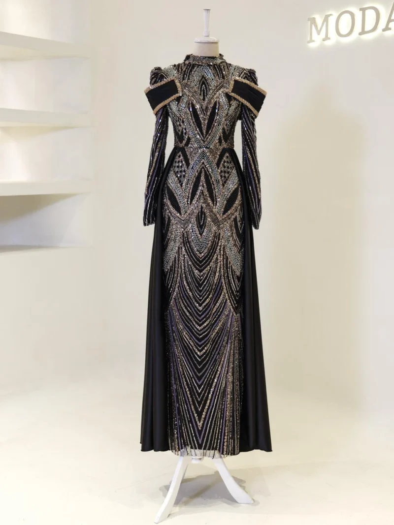 Eftina Modest Evening Dress