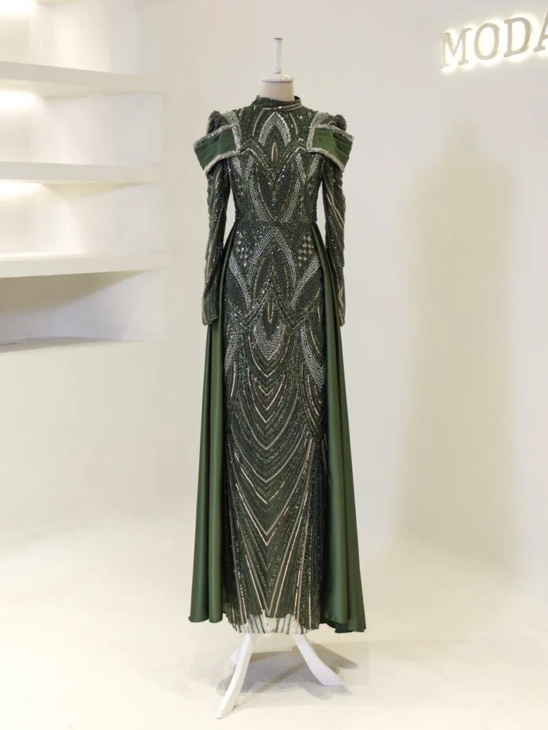 Eftina Modest Evening Dress