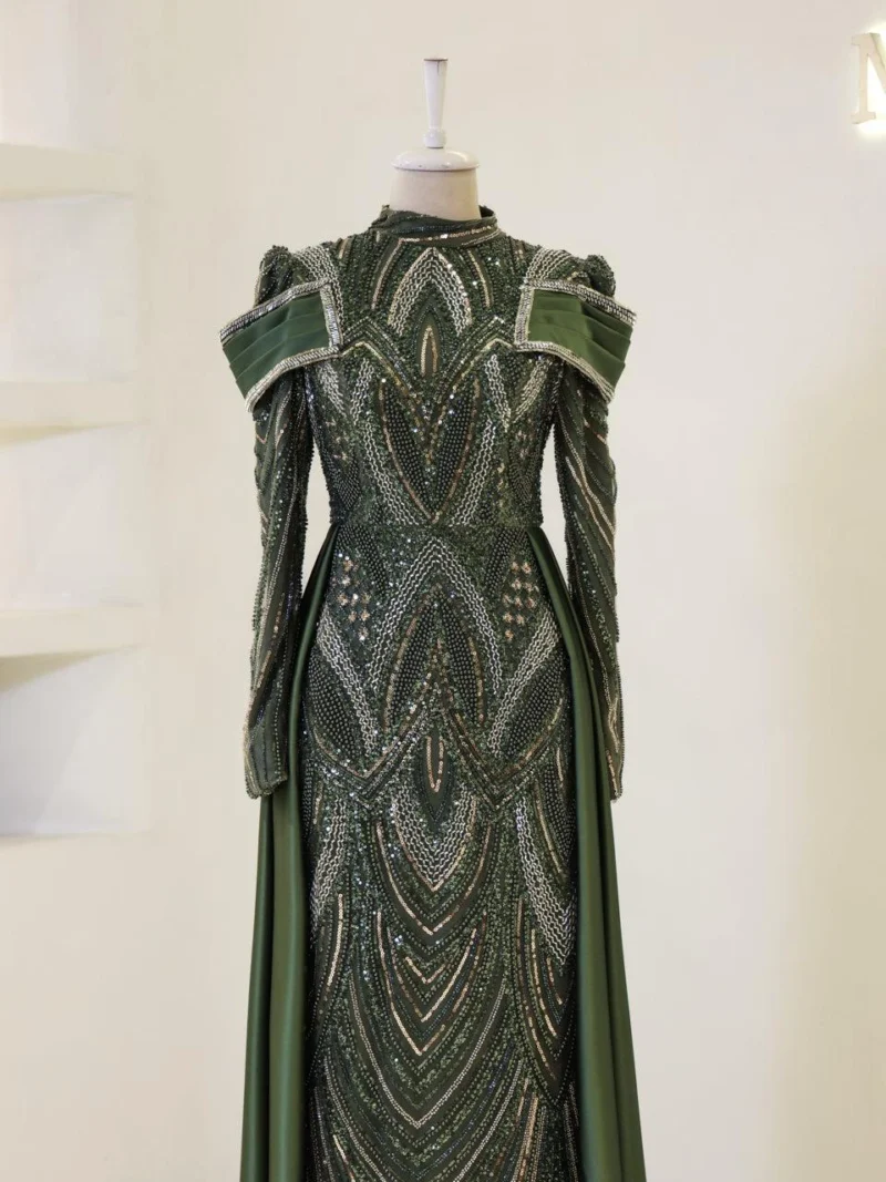 Eftina Modest Evening Dress