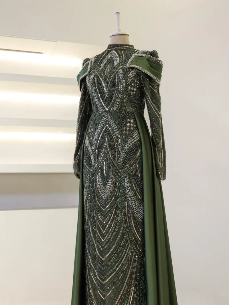 Eftina Modest Evening Dress