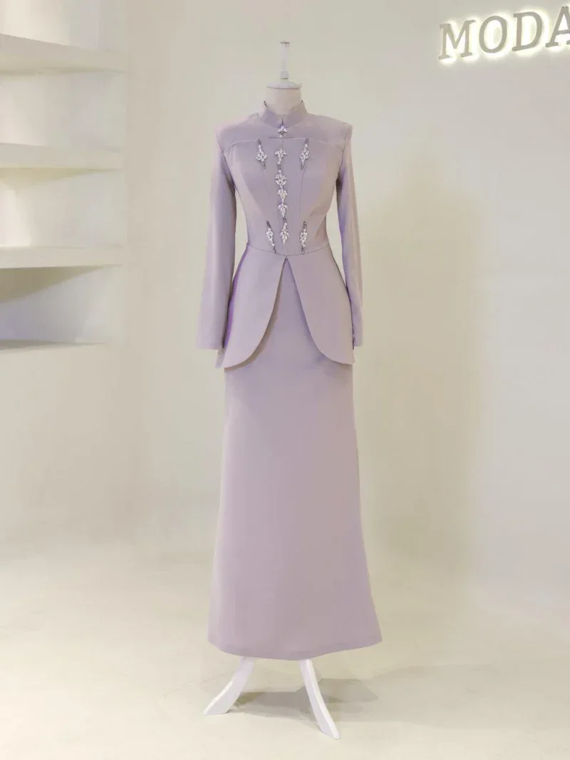 Elara Modest Evening Dress