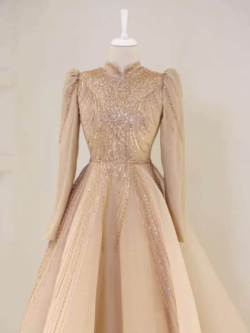 Elsa Modest Evening Dress