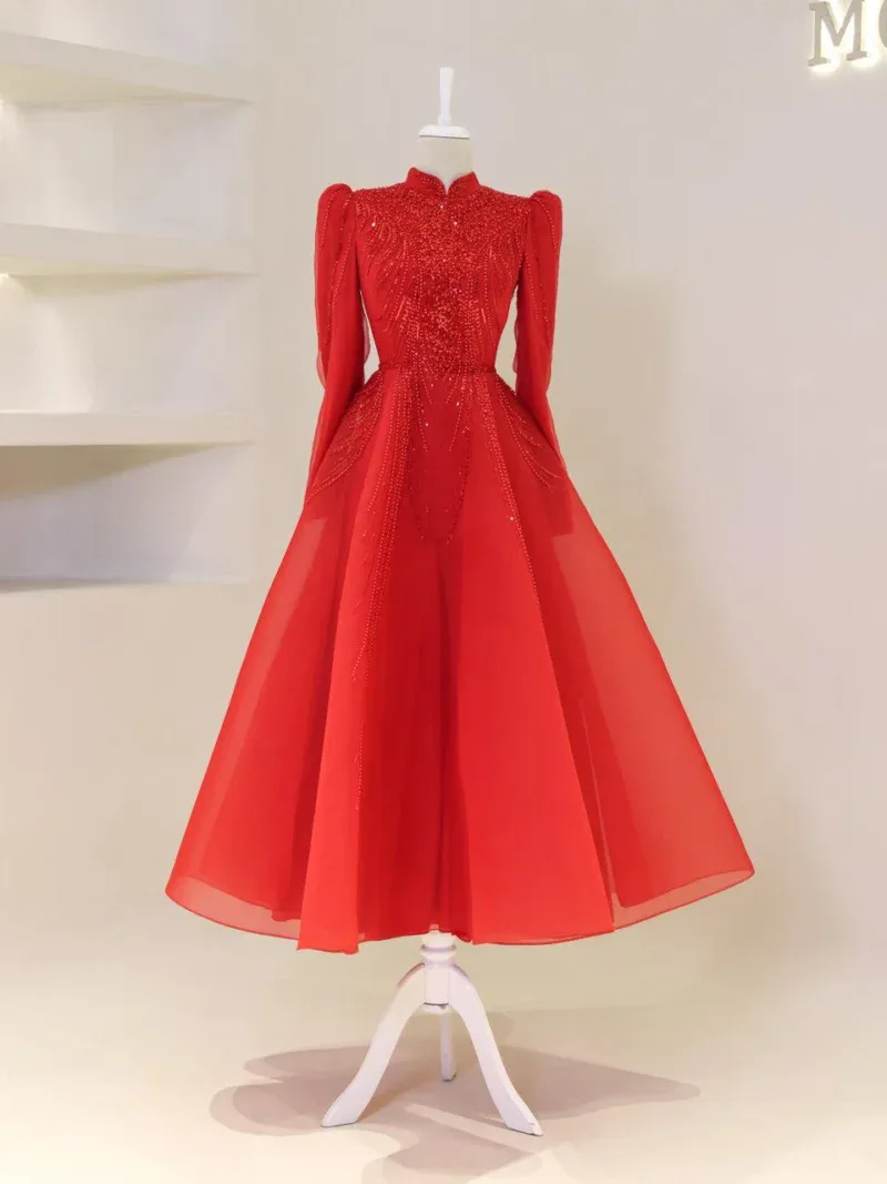 Elsa Modest Evening Dress