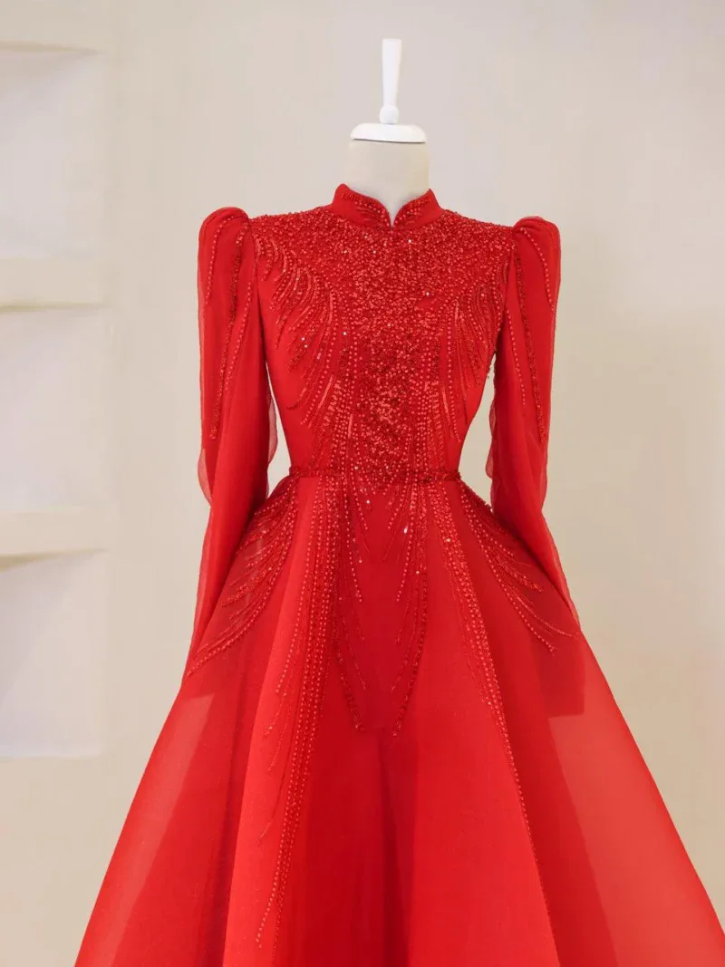 Elsa Modest Evening Dress