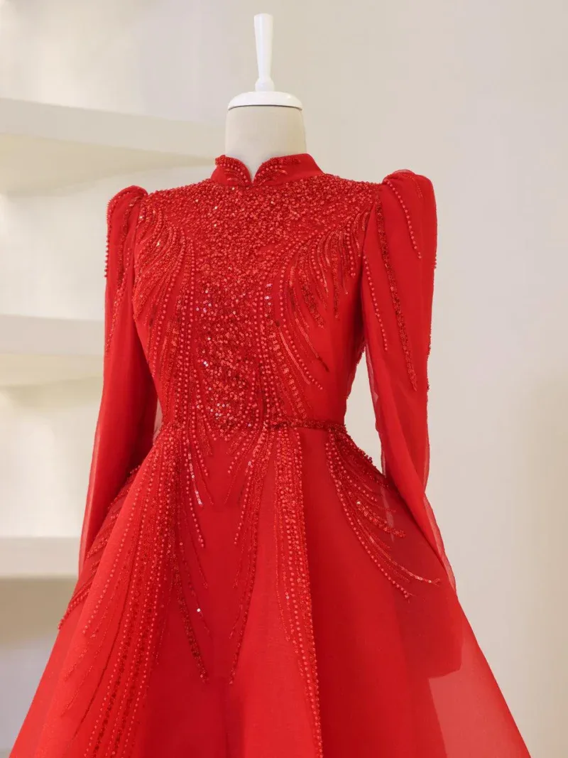 Elsa Modest Evening Dress