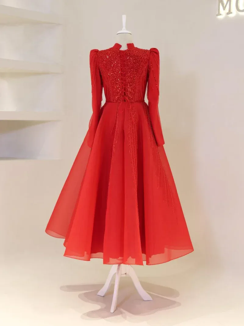 Elsa Modest Evening Dress