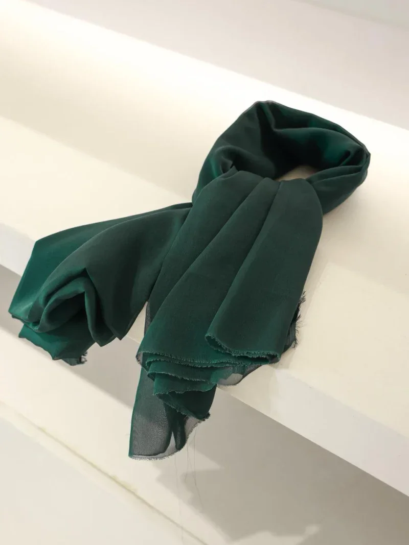 Emerald Green Evening Shawl Fabric