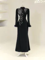 Erva Modest Evening Dress