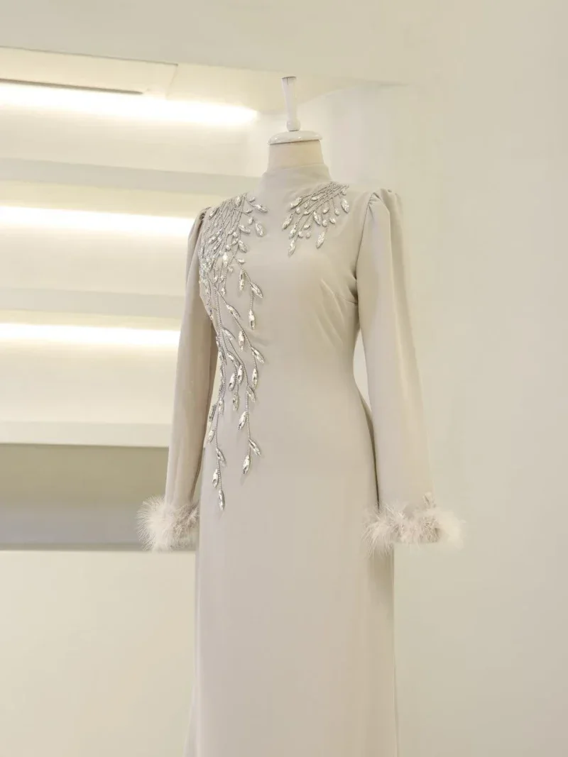 Erva Modest Evening Dress