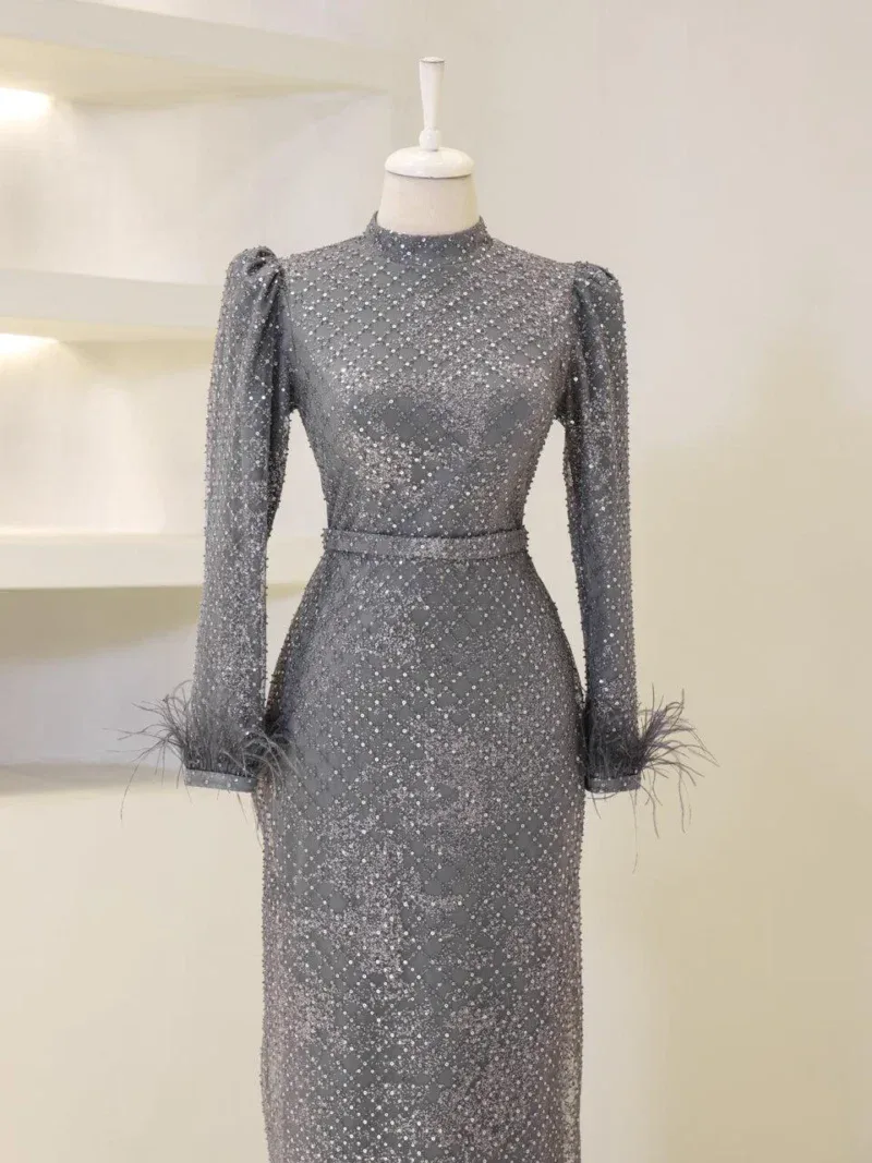 Hemdem Modest Evening Dress