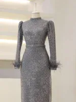 Hemdem Modest Evening Dress