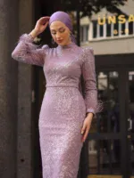 Hemdem Modest Evening Dress