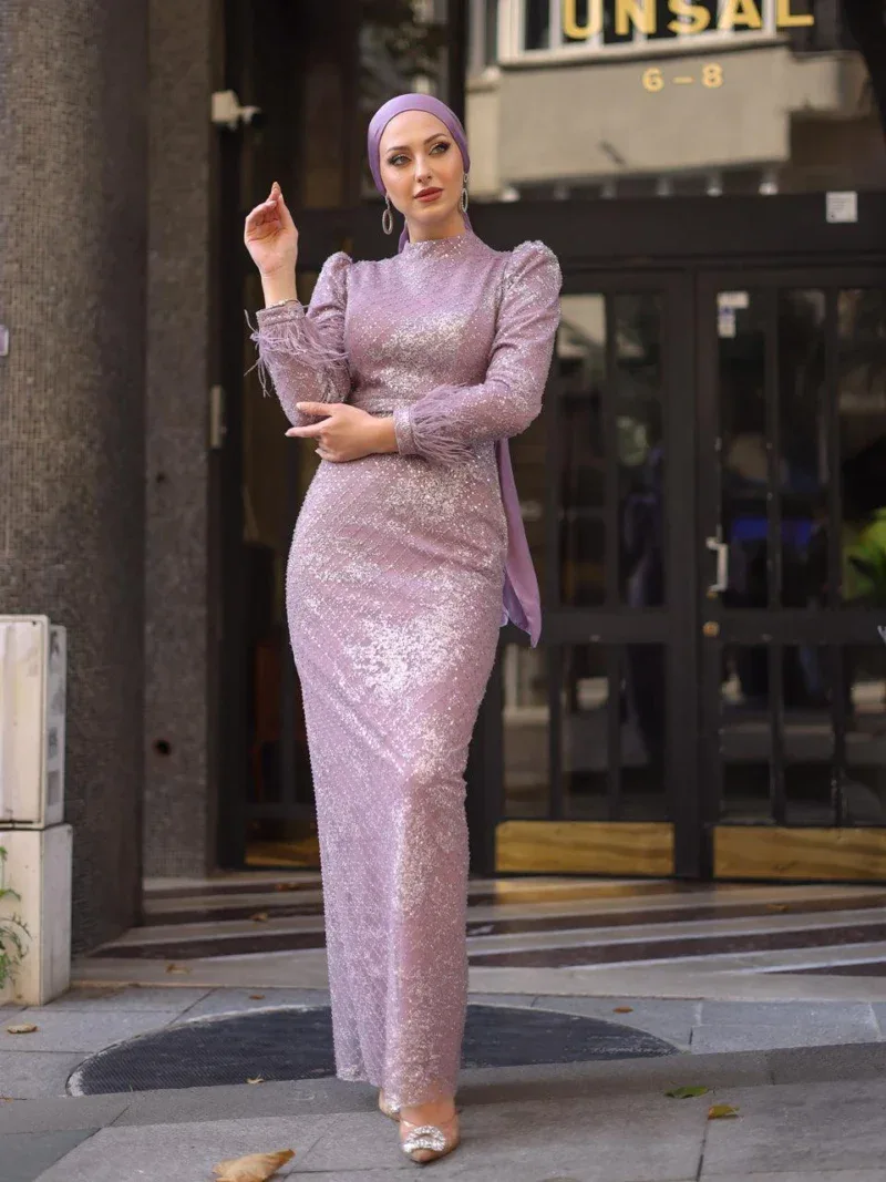 Hemdem Modest Evening Dress