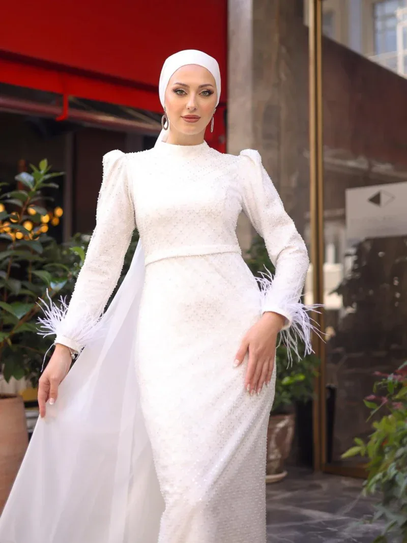 Hemdem Modest Evening Dress