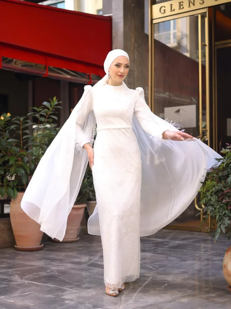 Hemdem Modest Evening Dress