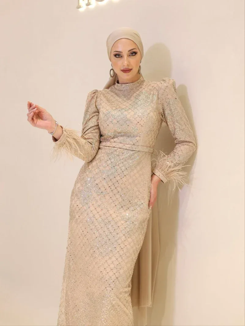 Hemdem Modest Evening Dress