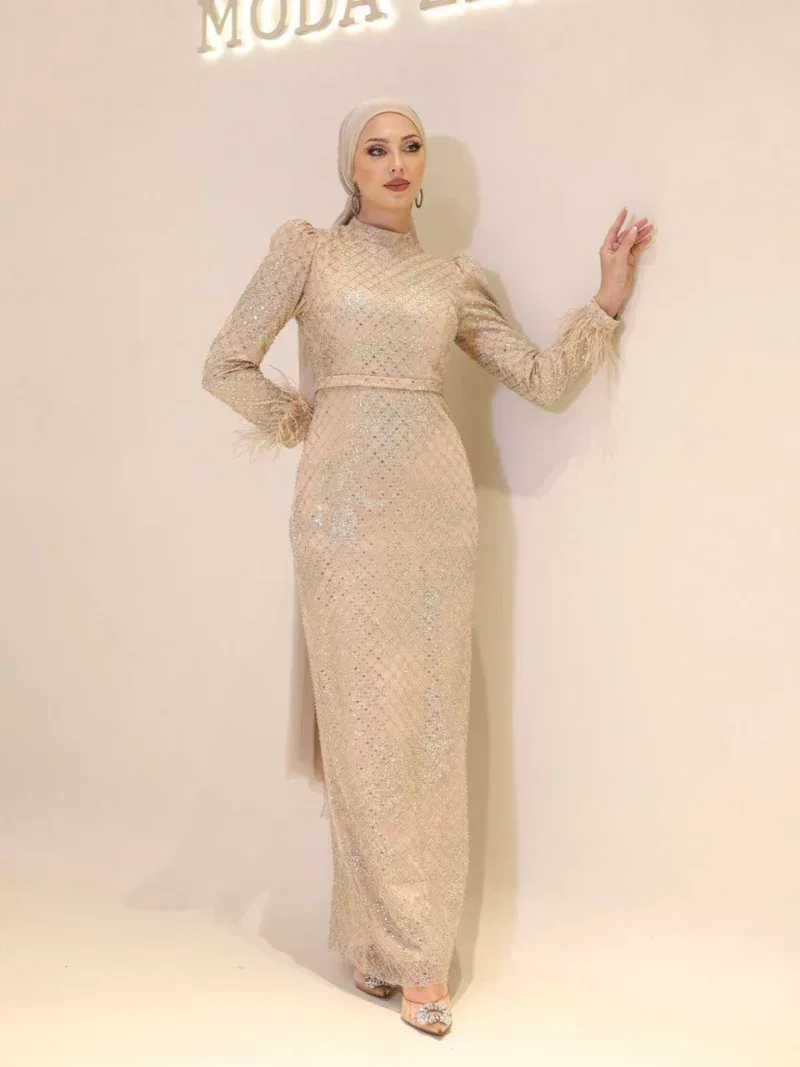 Hemdem Modest Evening Dress