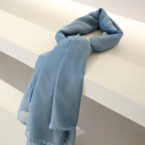 Indigo Evening Shawl Fabric