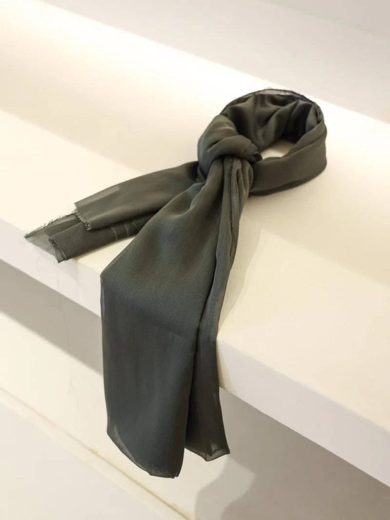 Khaki Evening Shawl Fabric