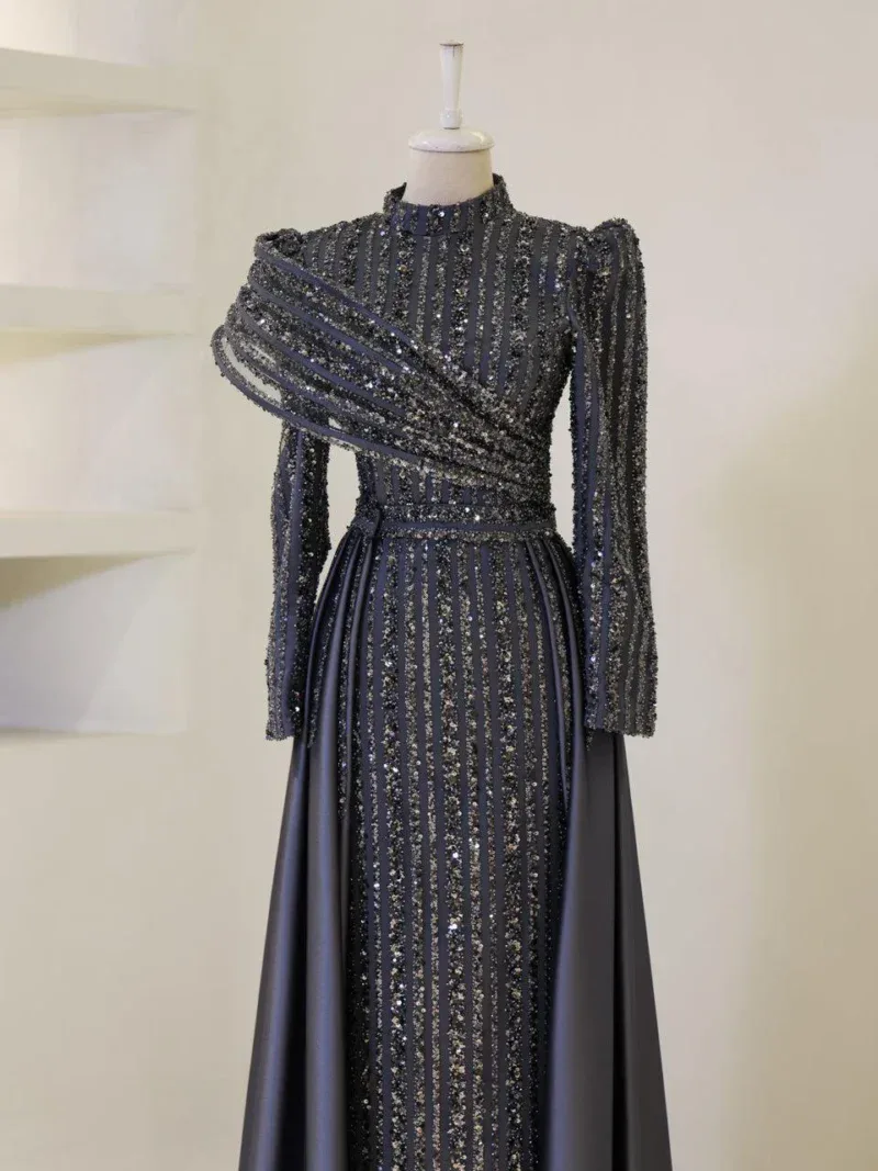 Lana Modest Evening Dress