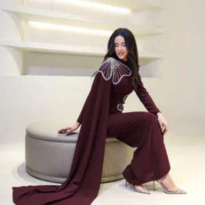 Leida Modest Evening Dress