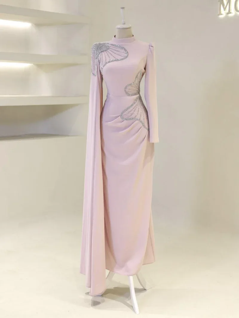 Leida Modest Evening Dress