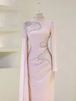 Leida Modest Evening Dress