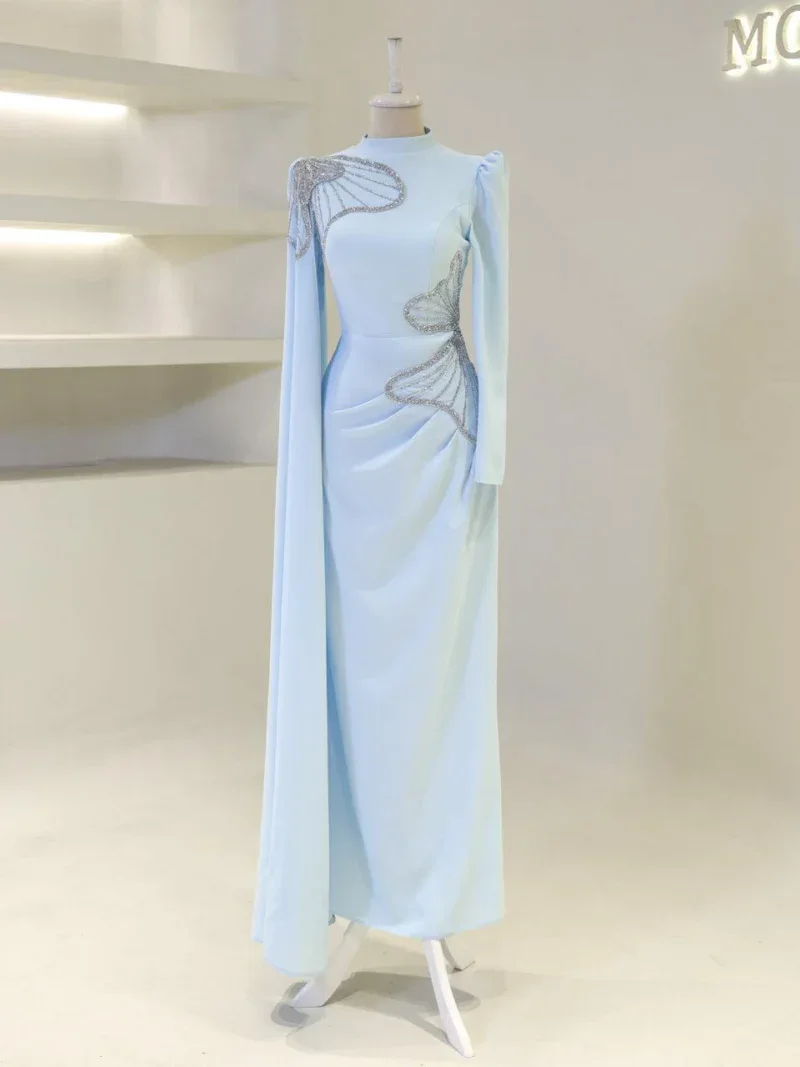 Leida Modest Evening Dress