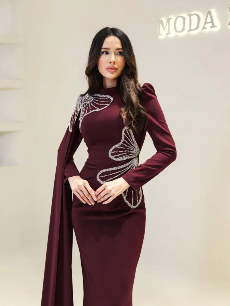 Leida Modest Evening Dress