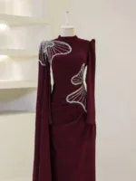 Leida Modest Evening Dress