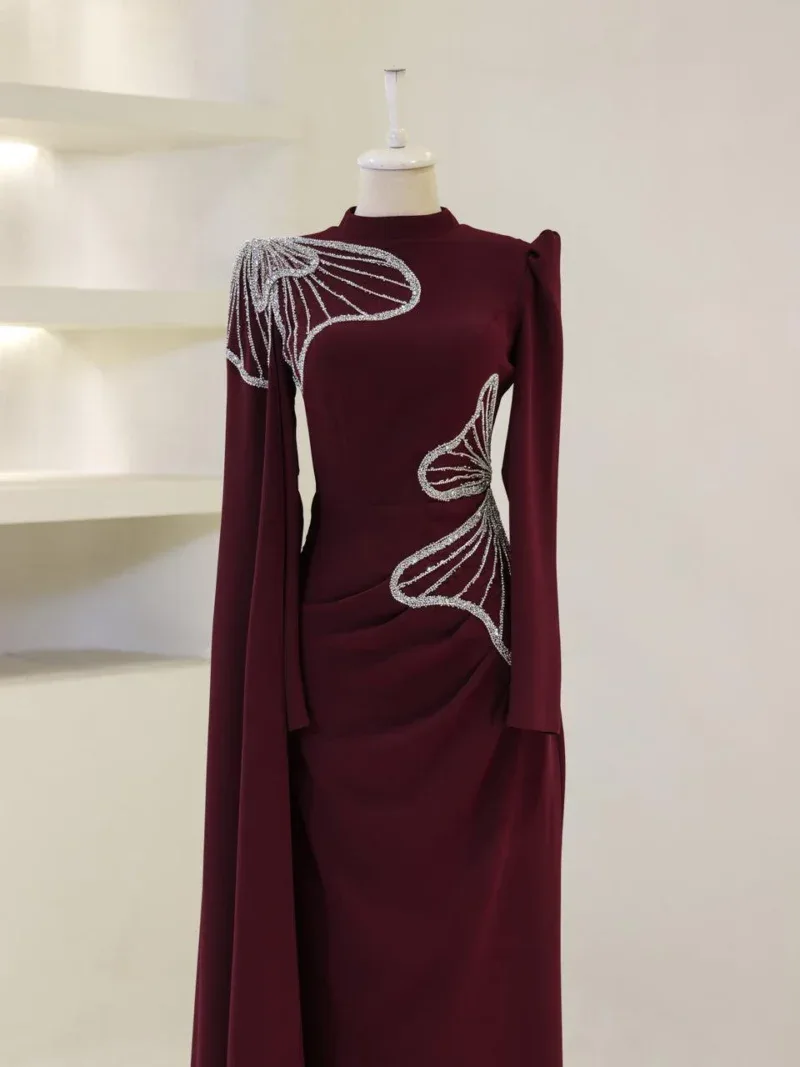 Leida Modest Evening Dress