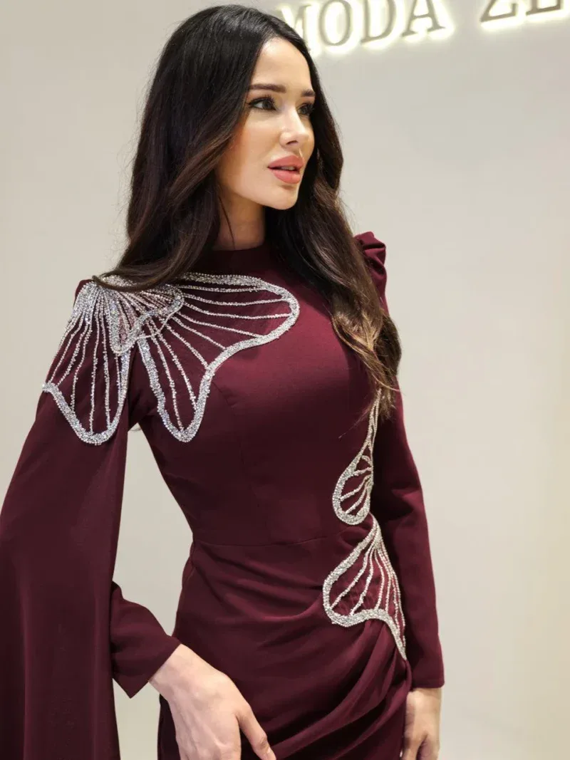 Leida Modest Evening Dress