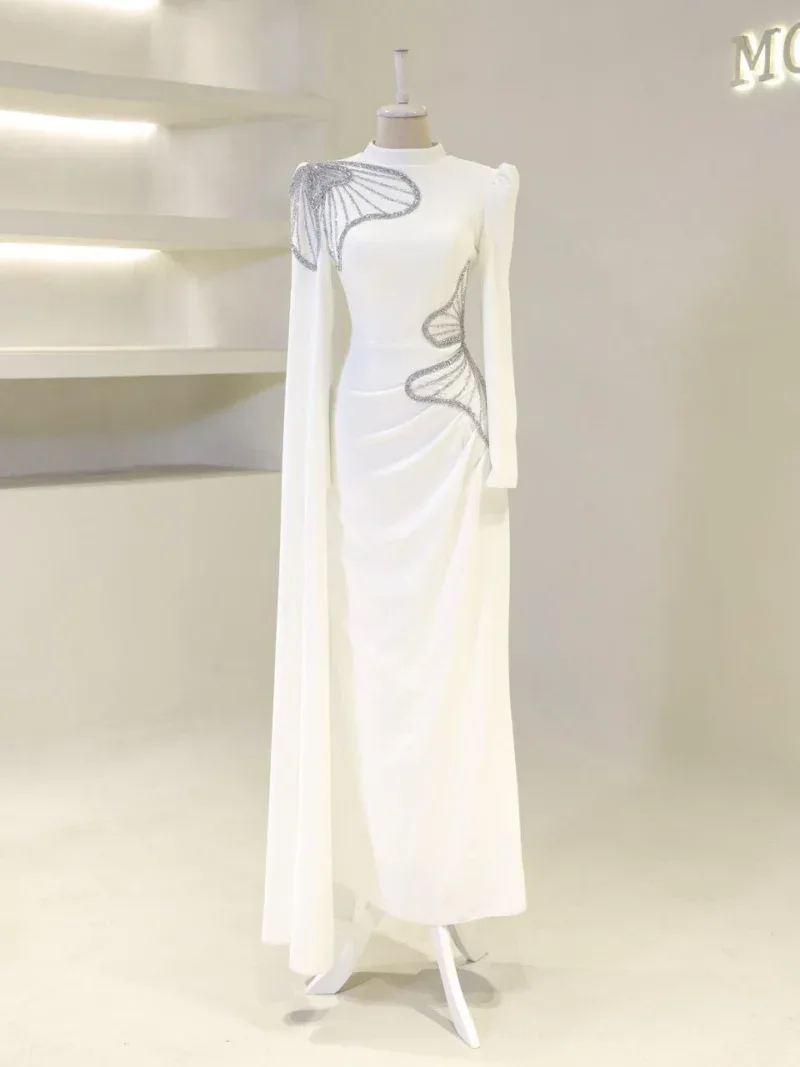 Leida Modest Evening Dress