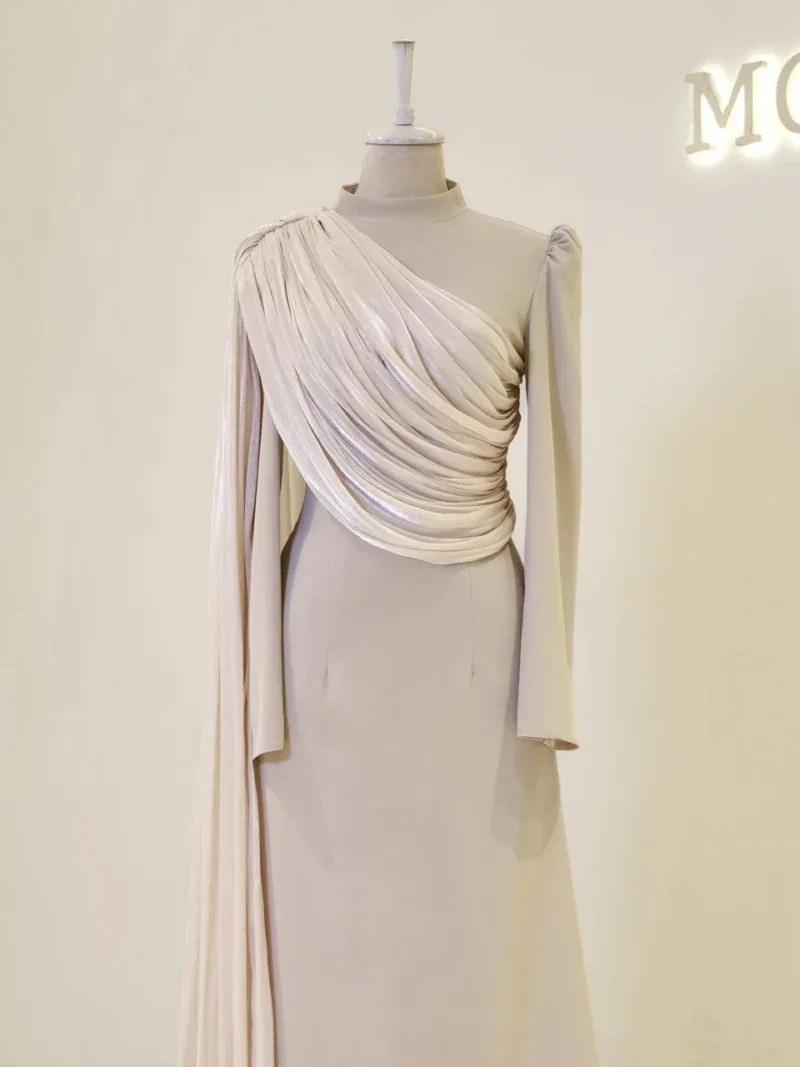 Leroy Modest Evening Dress