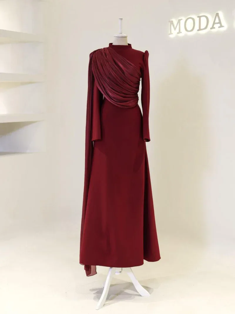 Leroy Modest Evening Dress
