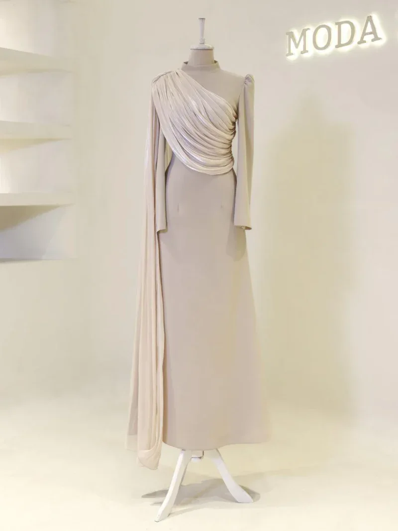 Leroy Modest Evening Dress
