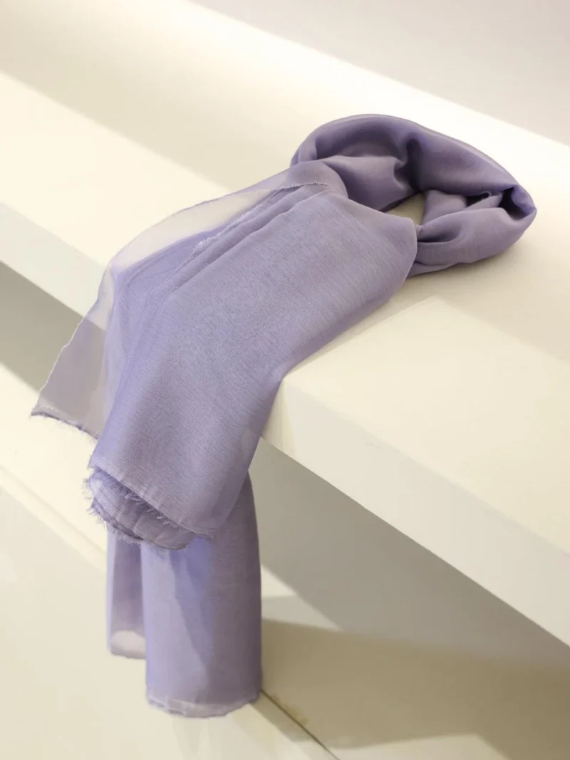 Lilac Evening Shawl Fabric